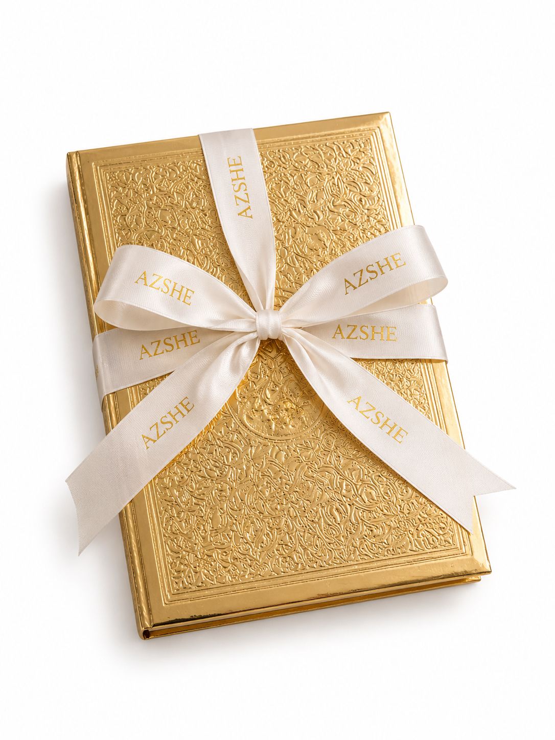 Royal Gold Holy Quran - Premium Edition with Satin Ribbon