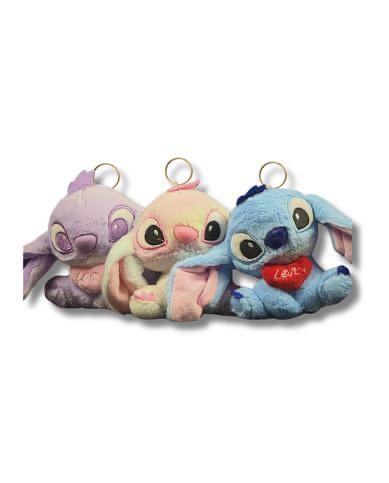 Mini Stitch Plush Keychain Trio Set