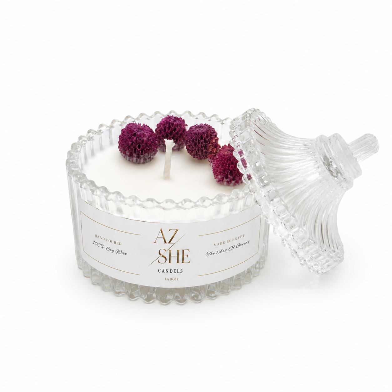 La Rose Crystal Jar